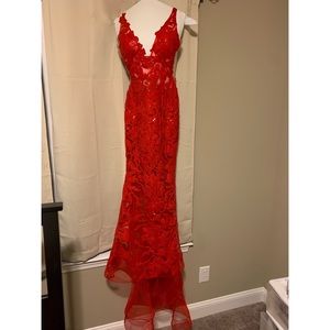 Jovani 60283 red dress prom gown 2019